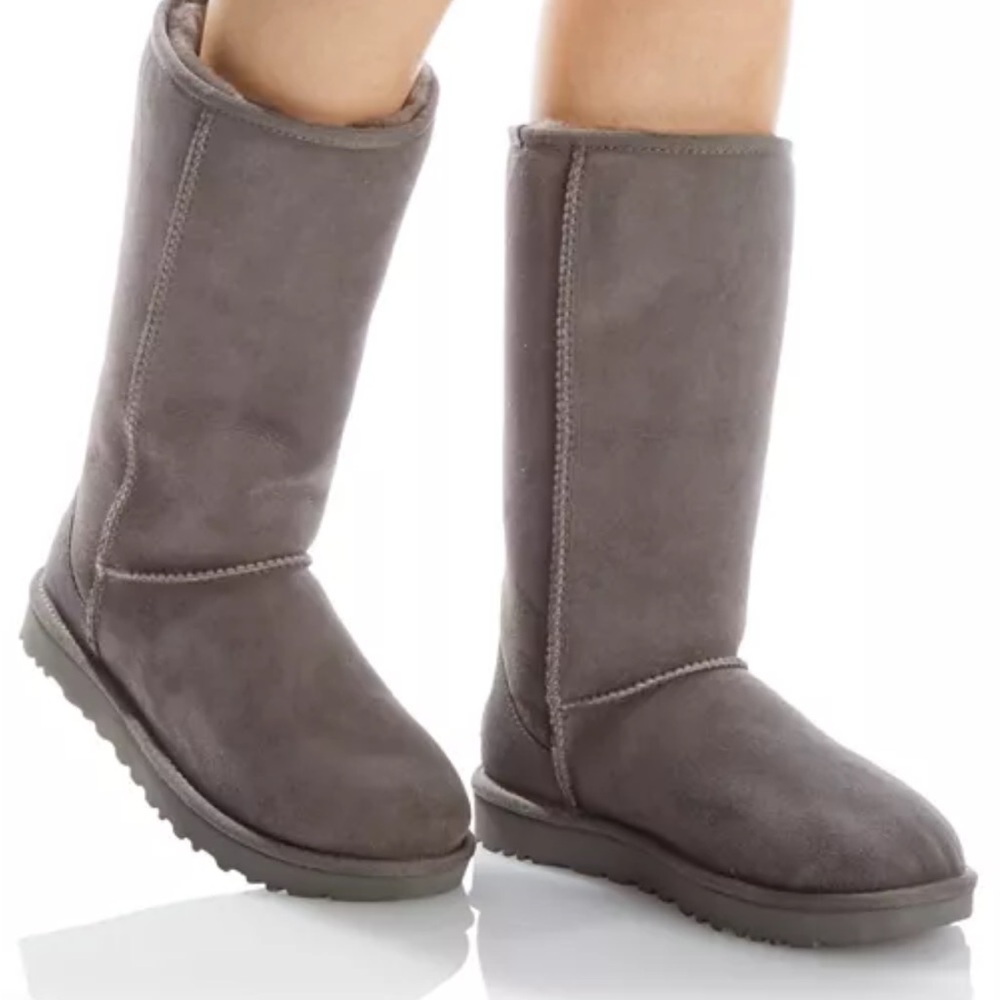 UGG Women's Gray Suede Winter Boots - New in box, never worn!